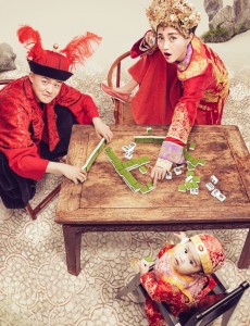 包氏夫妇婚礼彩排 现场风景美如画