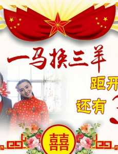 一马换三羊 搞笑来袭 距离开播还有3天